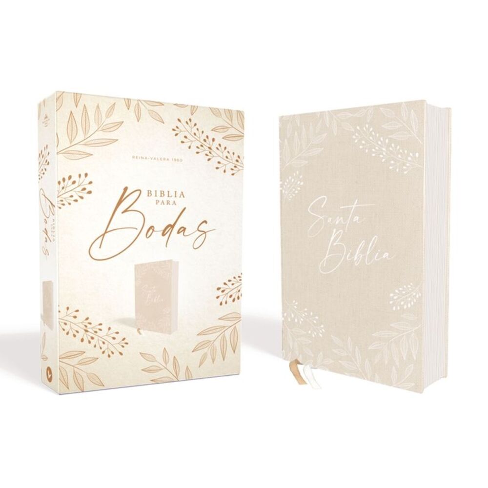 Rvr60, Santa Biblia Para Bodas, Tapa Dura/Tela, Caja de Regalo, Palabras de Jesú
